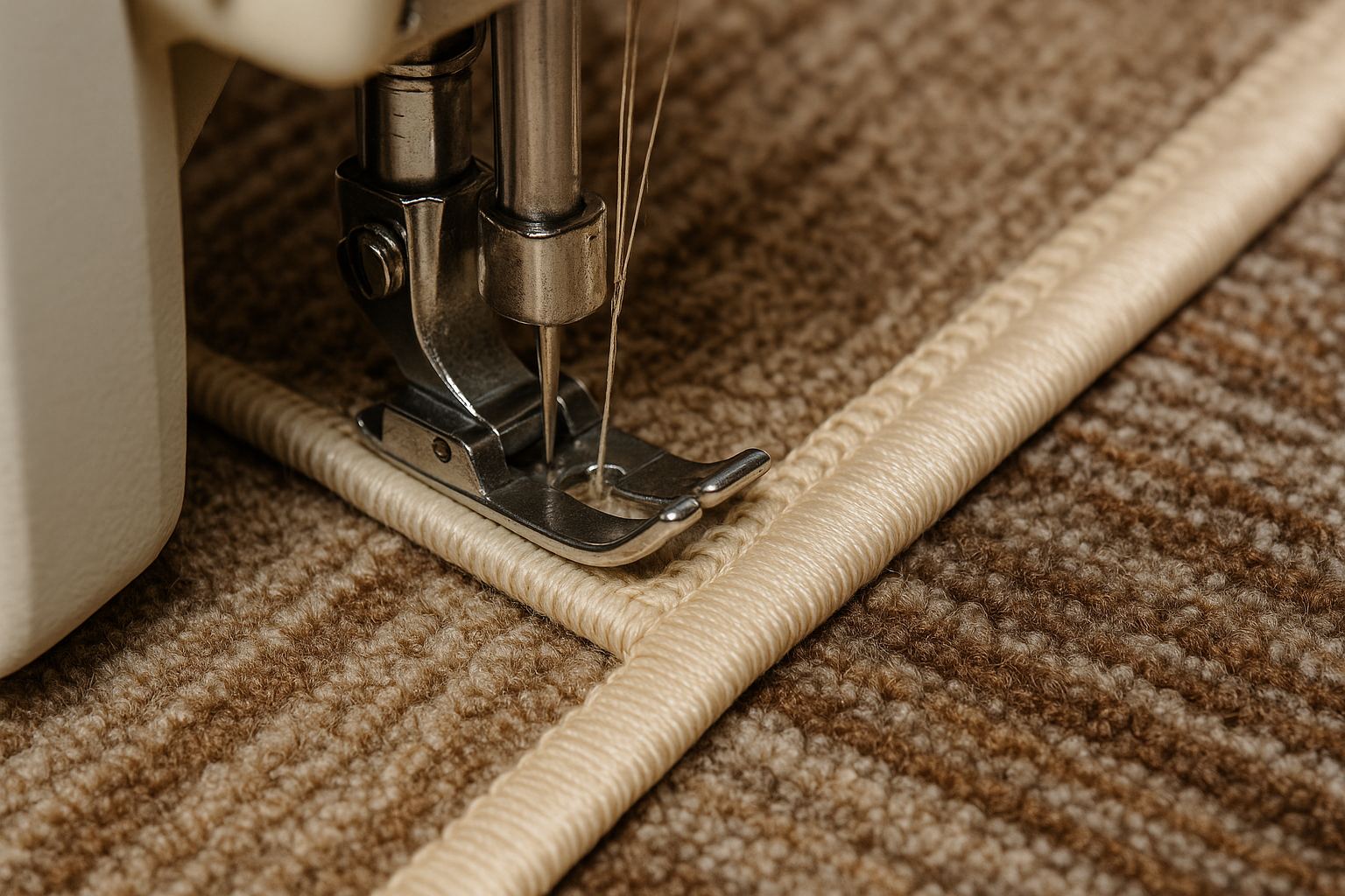 Halı Kenarlarına Overlok